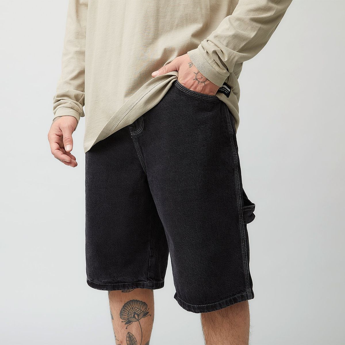 AMERICANINO - Bermuda Denim Americanino Carpintero Regular Fit Algodón Hombre