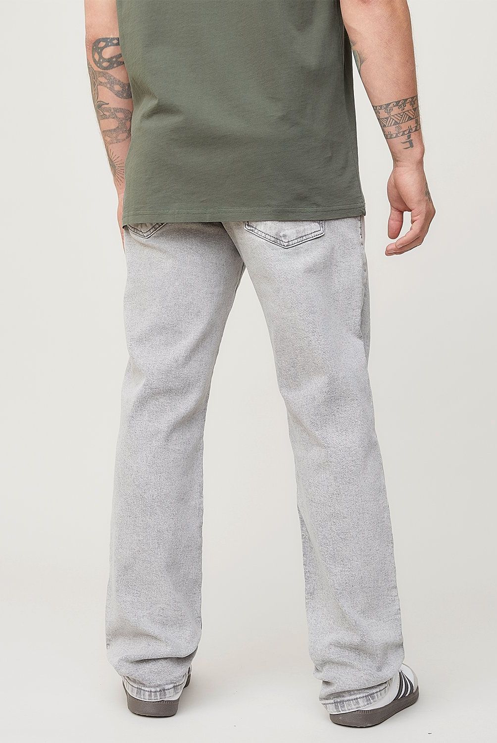 AMERICANINO - Jeans Straight Tiro Medio Americanino Hombre