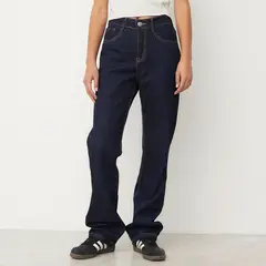 SYBILLA - Jeans Straight Tiro Medio Mujer