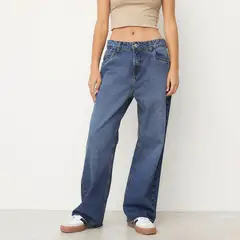 SYBILLA - Jeans Baggy Tiro Alto Mujer