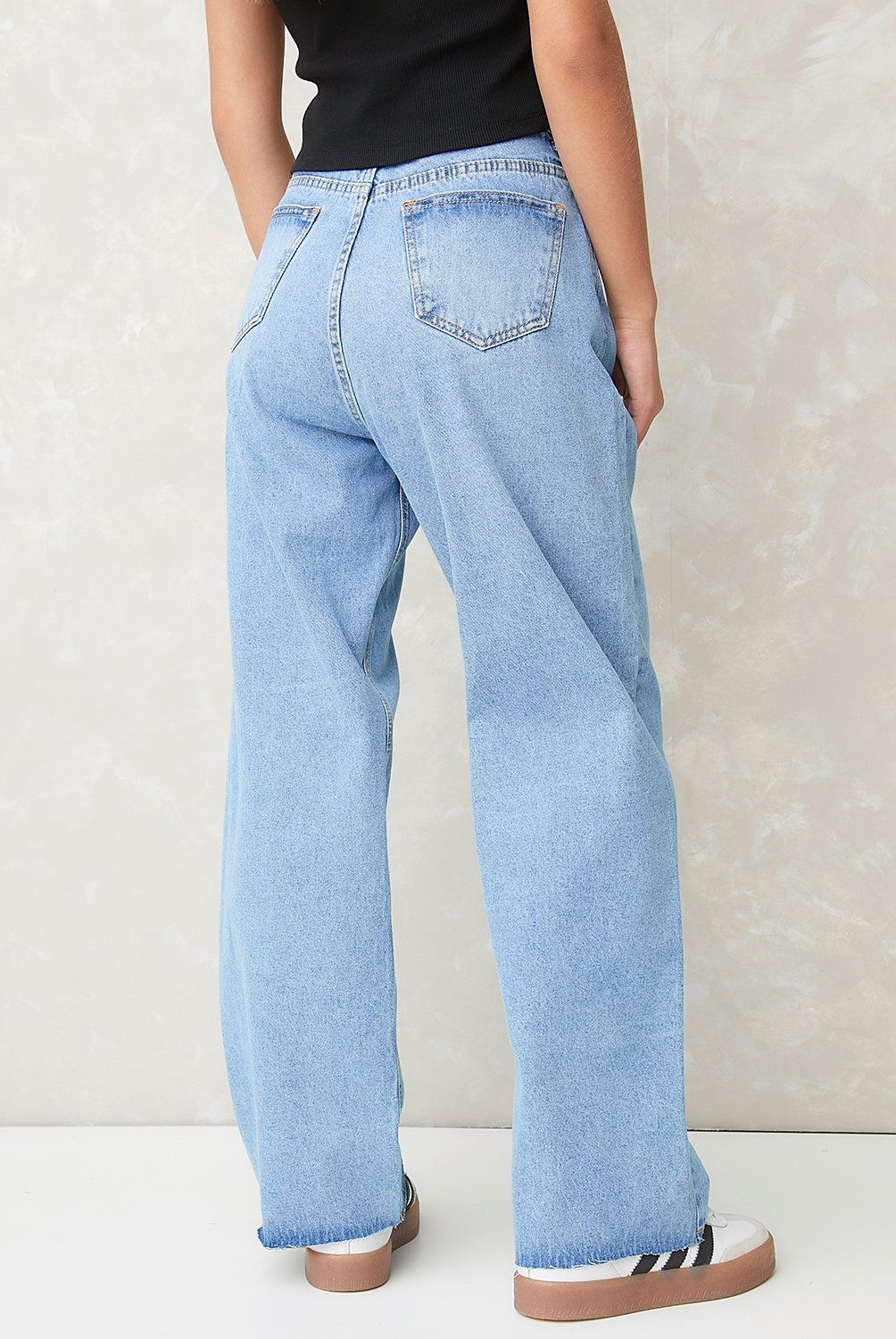 SYBILLA - Jeans Baggy Sybilla Tiro Alto Mujer