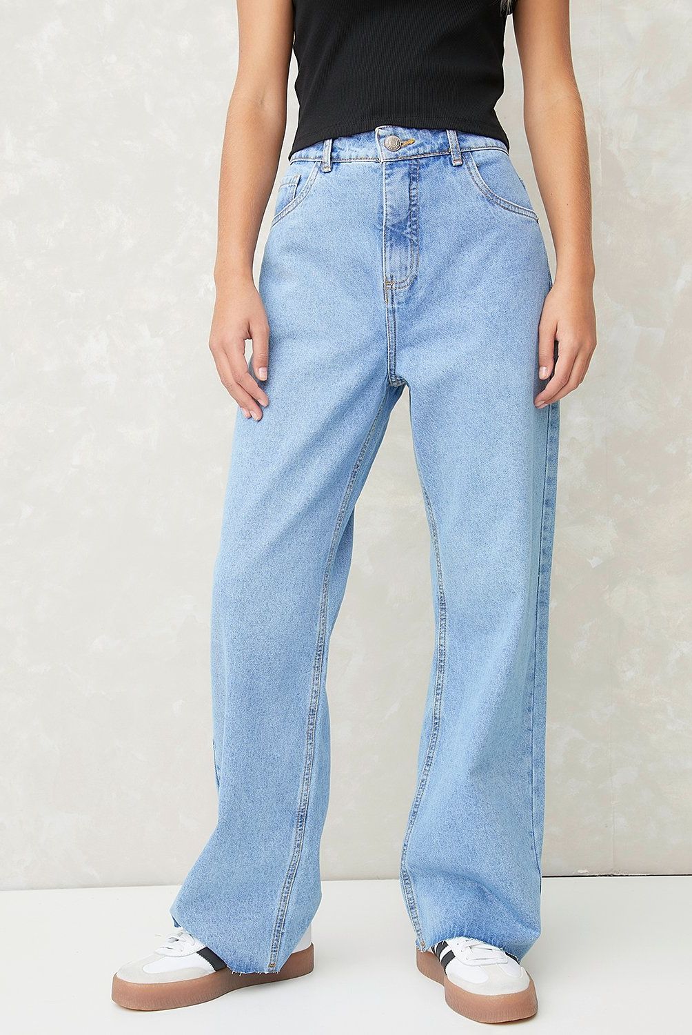 SYBILLA - Jeans Baggy Sybilla Tiro Alto Mujer