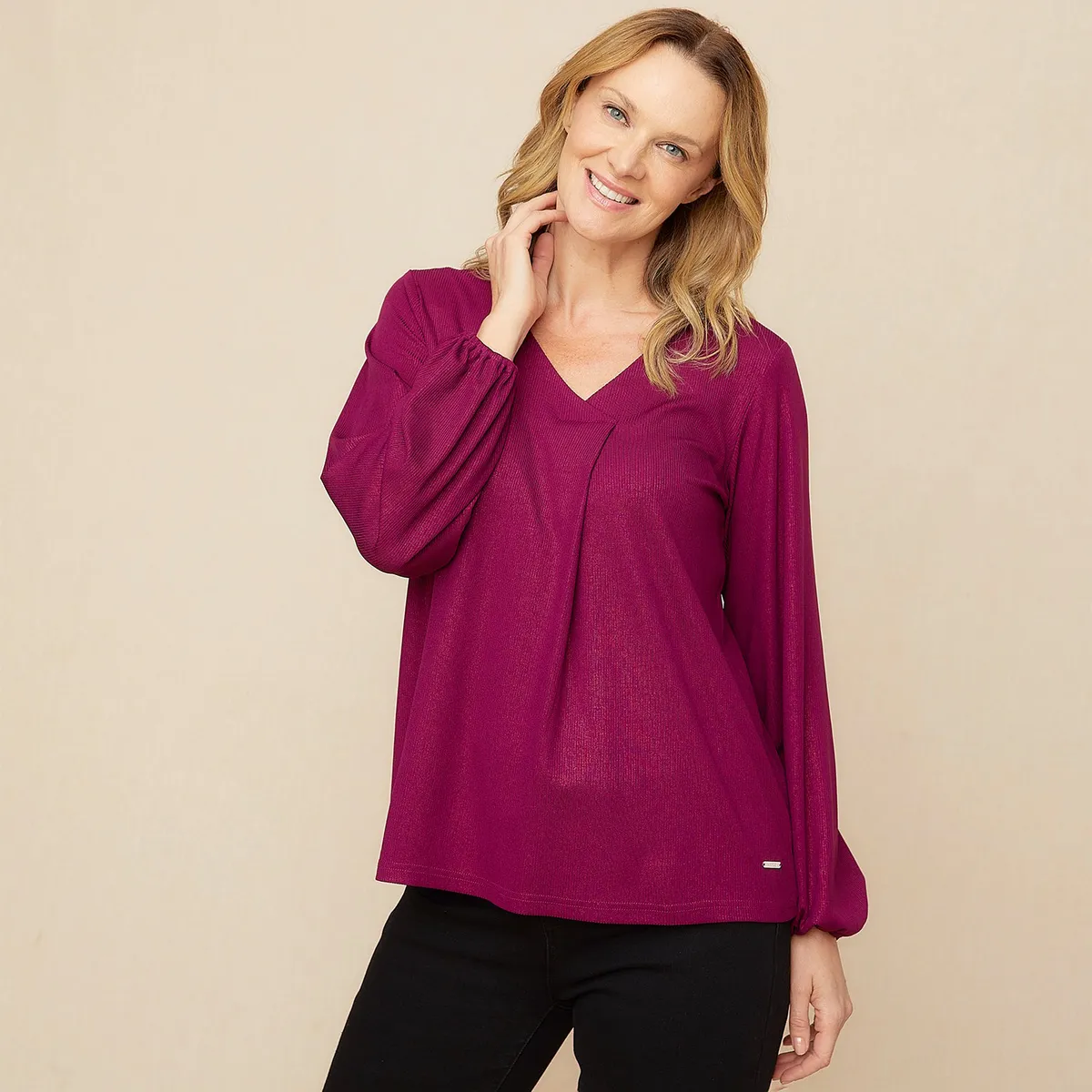 S COCCI - Polera Manga Larga Mujer S.Cocci