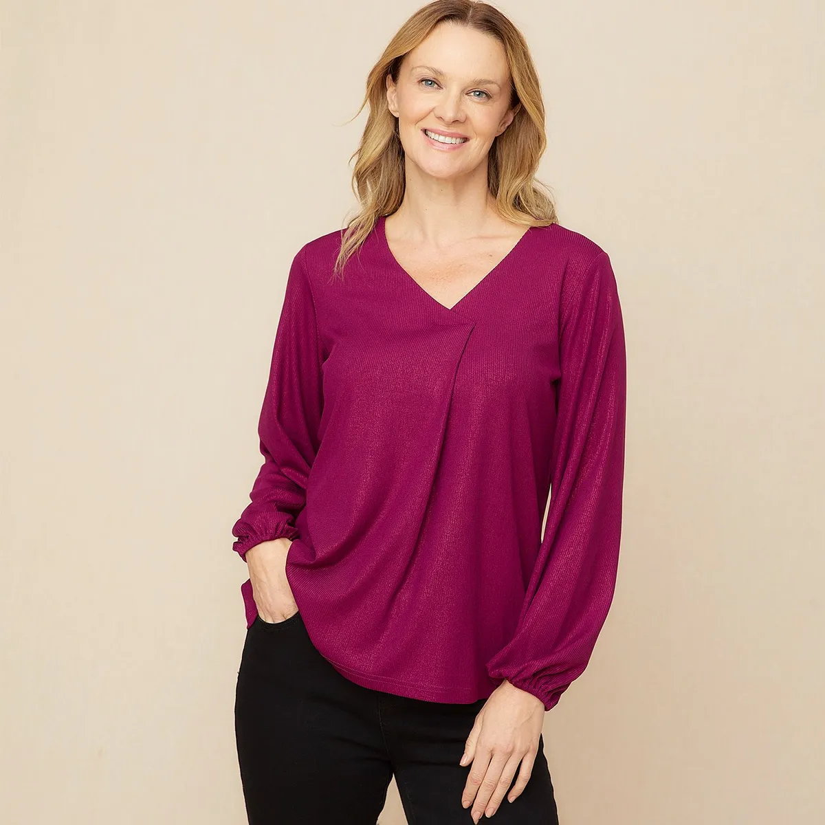 S COCCI - Polera Manga Larga Mujer S.Cocci