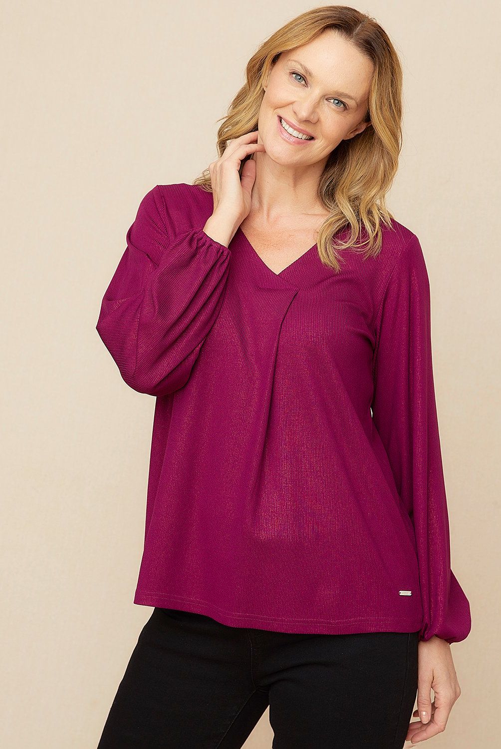 S COCCI - Polera Manga Larga Mujer S.Cocci
