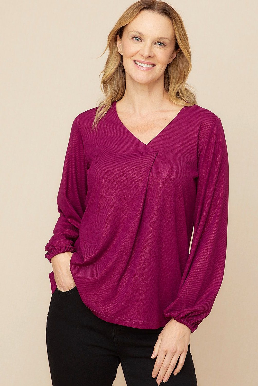 S COCCI - Polera Manga Larga Mujer S.Cocci