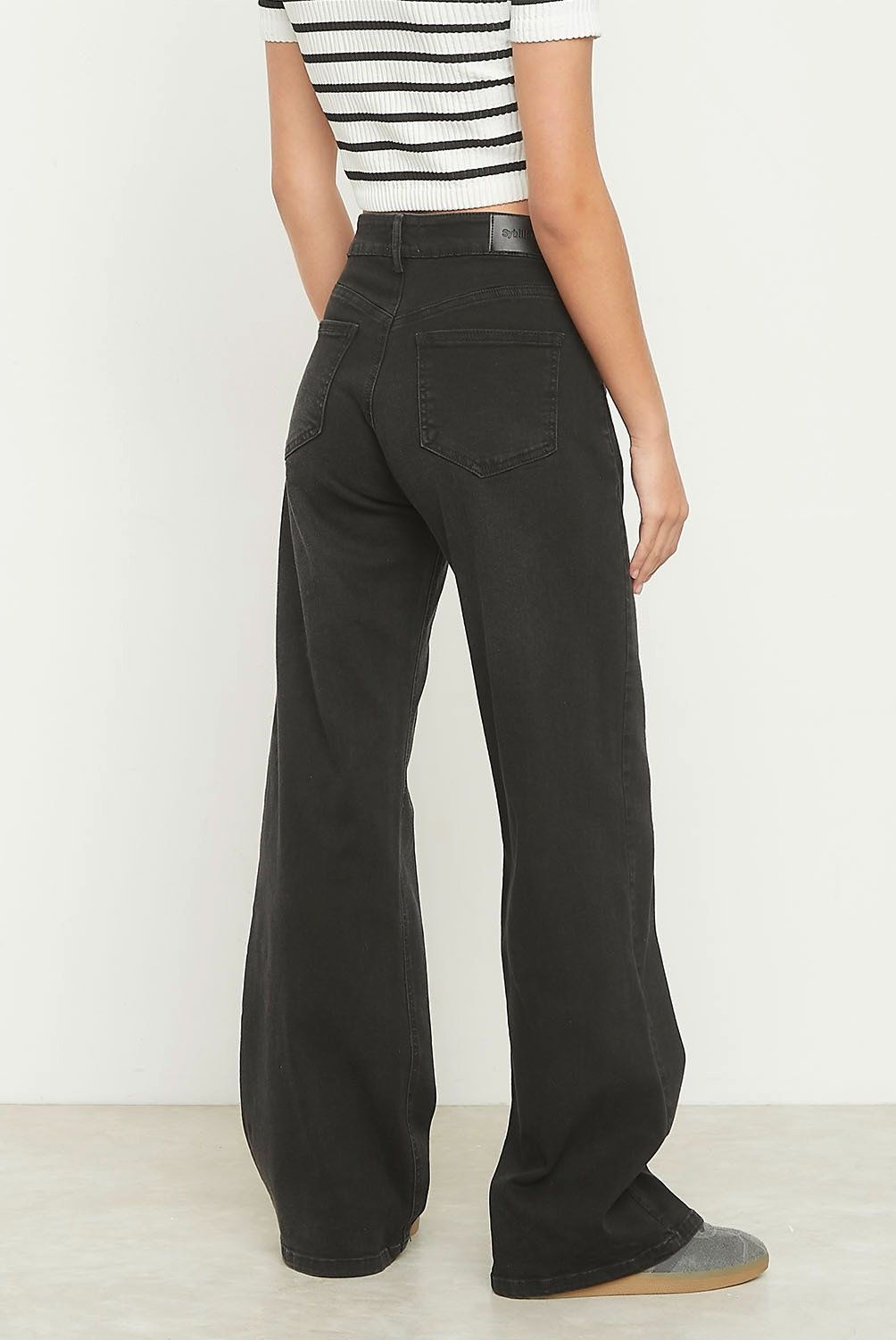 SYBILLA - Jeans Wide Leg Sybilla Algodón Tiro Alto Mujer