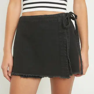 SYBILLA - Short Skort Mujer Algodón Estampado Animal Print