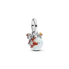 PANDORA - Charm Adorno Chip Y Chop Disney De Plata Mujer