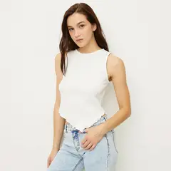 SYBILLA - Polera Sin Mangas Casual Mujer
