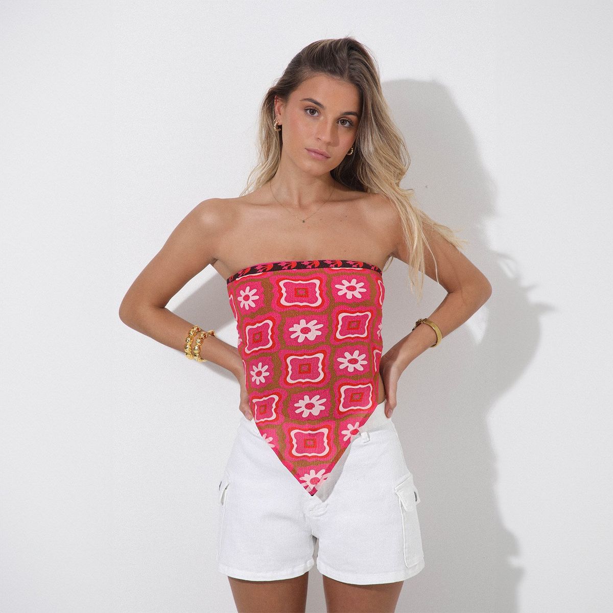RAINDOOR - Crop Top Sin Mangas Mujer Raindoor