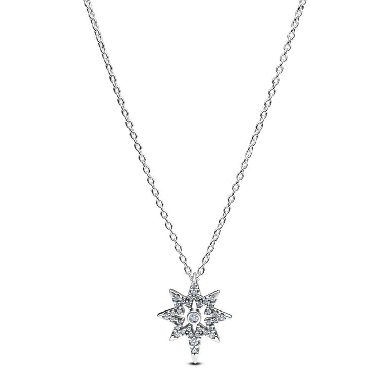 Collar Estrella Polar De Plata Mujer