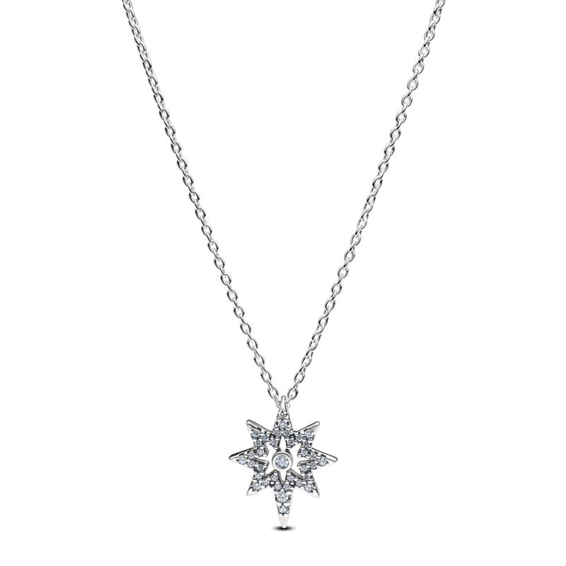 PANDORA - Collar Estrella Polar De Plata Mujer Pandora