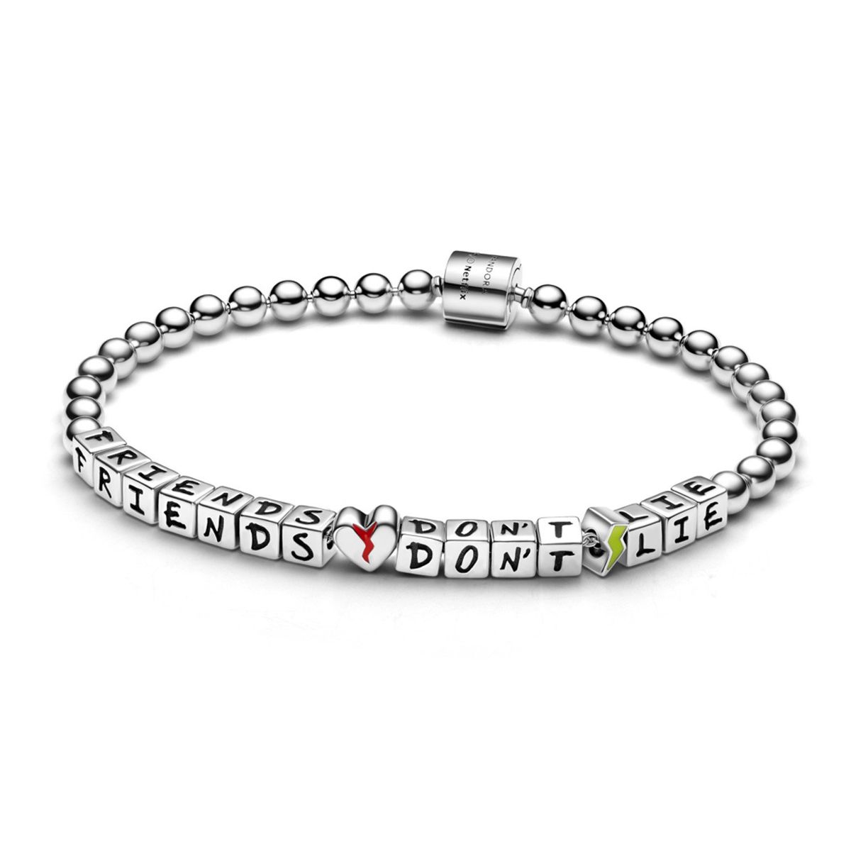 PANDORA - Pulsera Amistad Strangerthings De Plata Mujer Pandora