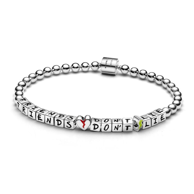 PANDORA - Pulsera Amistad Strangerthings De Plata Mujer Pandora