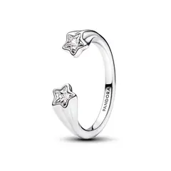 PANDORA - Anillo Abierto Estrellas Fugaces Mujer