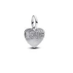 PANDORA - Charm Grabable Corazón Amor De Plata Mujer