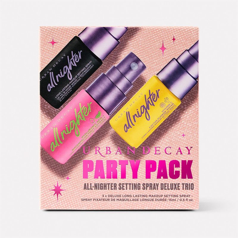 URBAN DECAY - PARTY PACK: Trio Spray Fijador All Nighter Muestra De Lujo Urban Decay