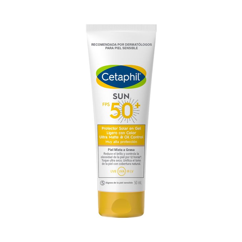 CETAPHIL - Protector Solar Oil Control Con Color Fps50 50Ml Cetaphil