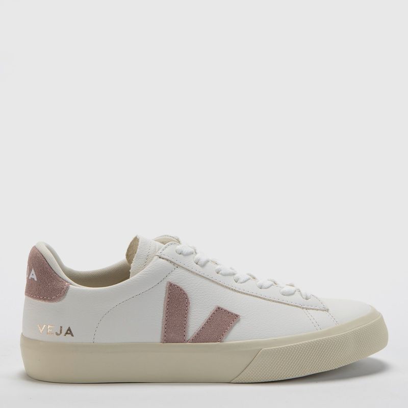 VEJA - Campo Extra Zapatilla Urbana Mujer Cuero Blanco Veja