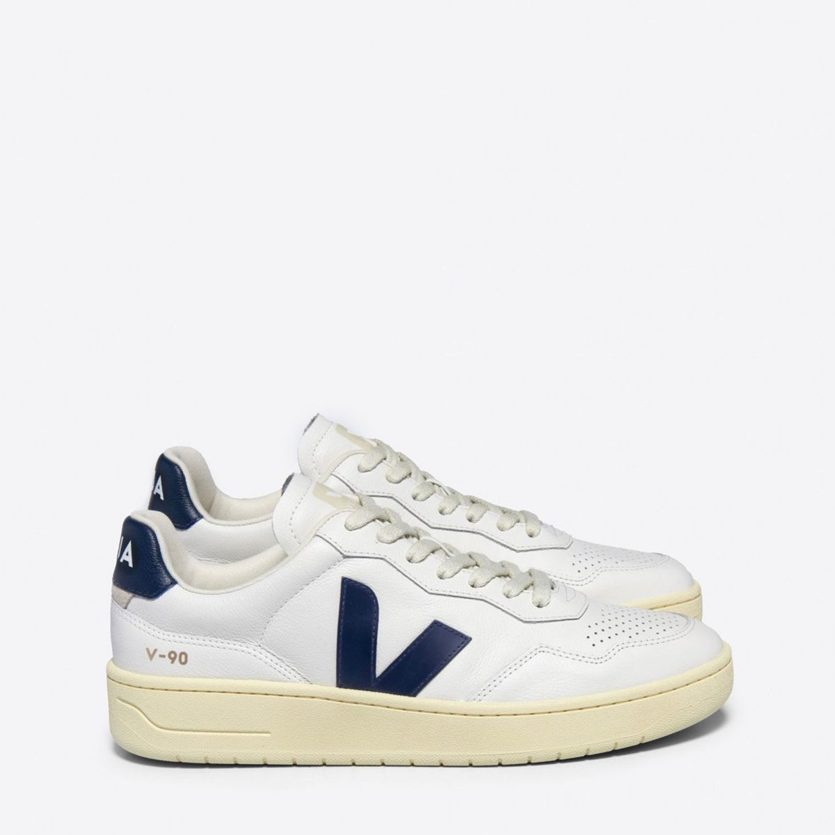 VEJA - V-90 Extra Nau Zapatilla Urbana Mujer Cuero Blanco Veja