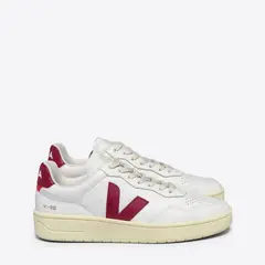 VEJA - V-90 Extra Zapatilla Urbana Mujer Cuero Blanco