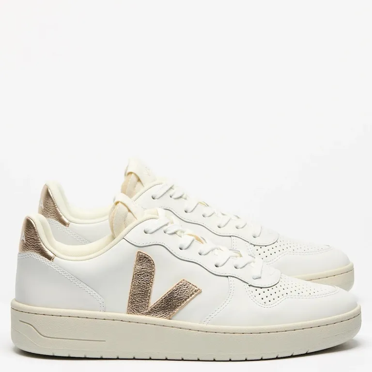 V-10 Extra Zapatilla Urbana Mujer Cuero Blanco