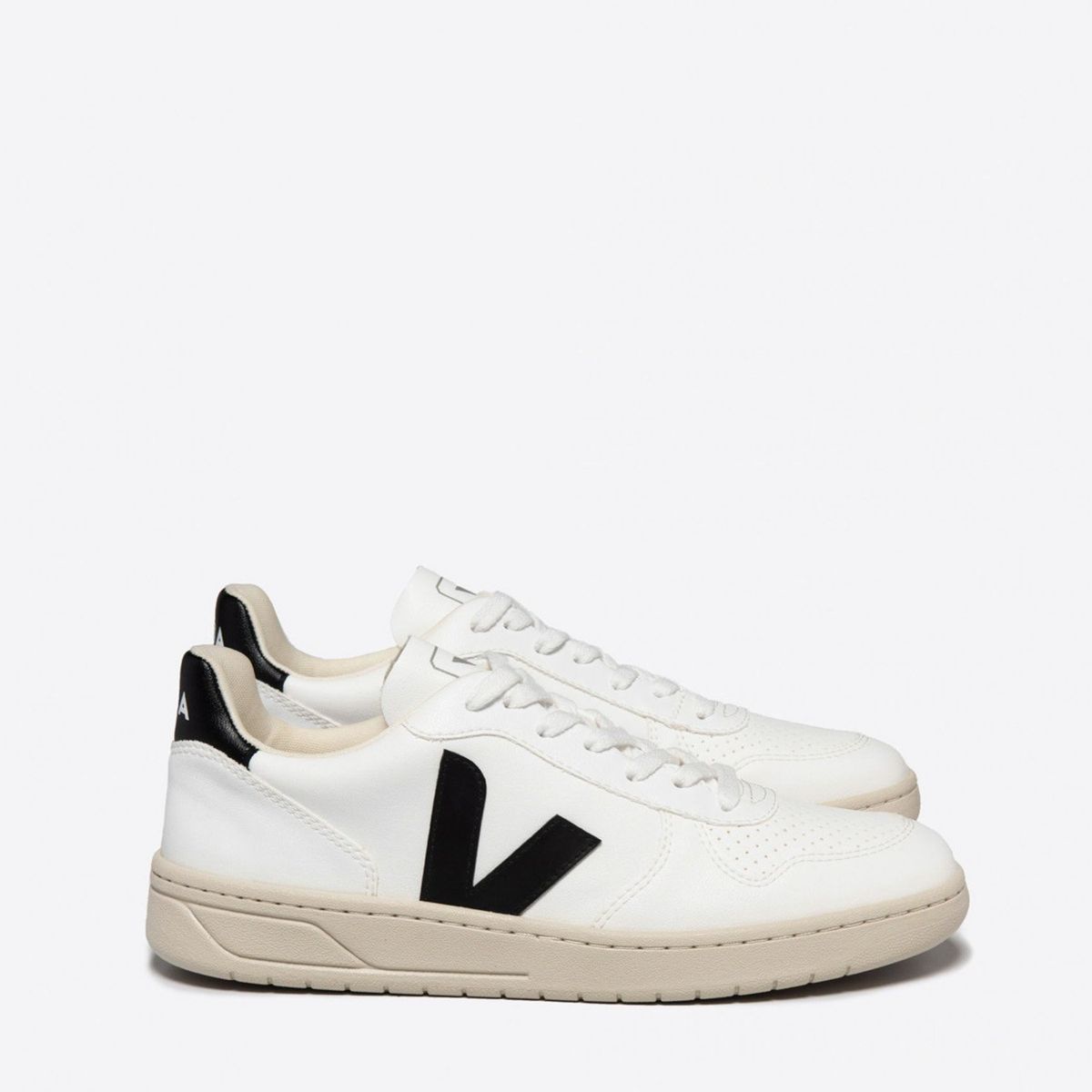 VEJA - V-10 Extra Zapatilla Urbana Hombre Cuero Blanco Veja