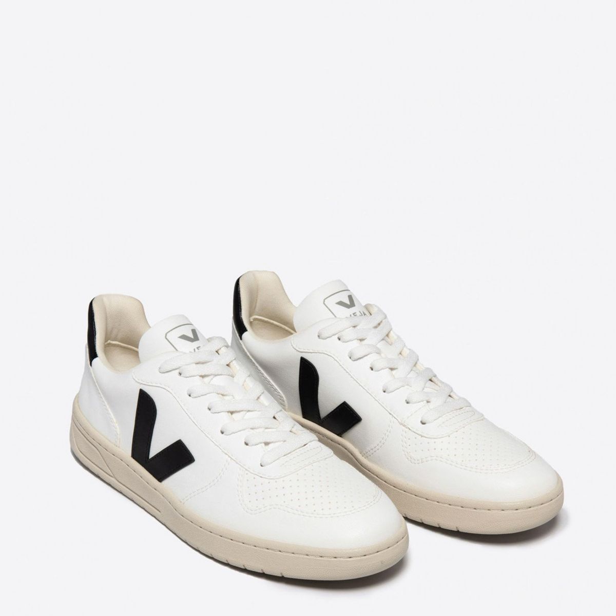 VEJA - V-10 Extra Zapatilla Urbana Hombre Cuero Blanco Veja