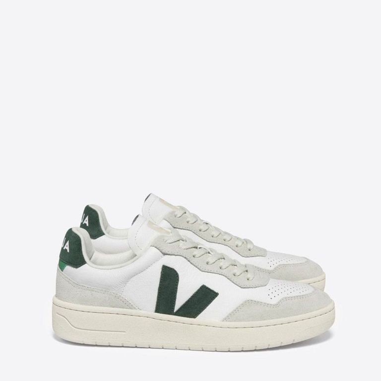 V-90 Extra Zapatilla Urbana Hombre Cuero Blanco