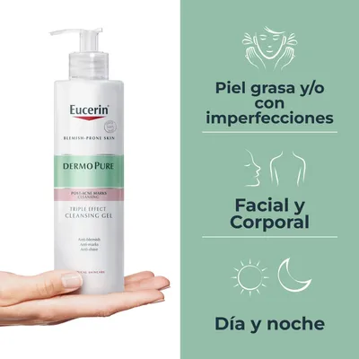 Imagen 2 del producto Dermopure Triple Effect Gel Limpiador 400 Ml