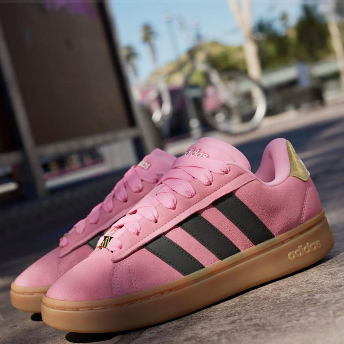 ADIDAS - Grand Court Alpha 00S Zapatilla Urbana Mujer Cuero Rosado Adidas