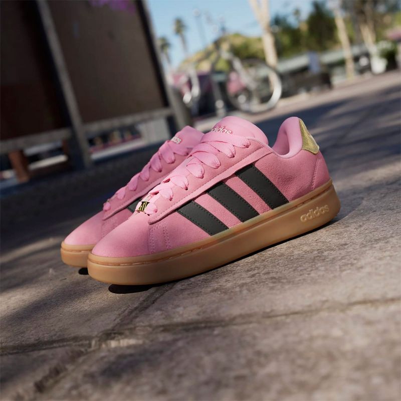 ADIDAS - Grand Court Alpha 00S Zapatilla Urbana Mujer Cuero Rosado Adidas