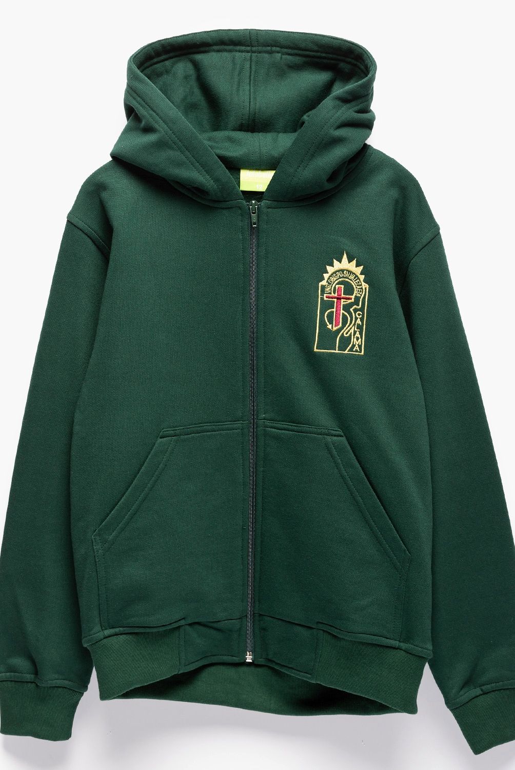 COLEGIO SILVA LEZAETA CALAMA - Colegio Silva Lezaeta Calama, Polerón Vestir Escolar, 65 Algodón 35 Poliéster, Gorro Forrado, Bolsillo a Los Costados, Pretina Y Punos Elasticados Unisex
