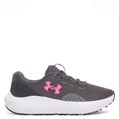 UNDER ARMOUR - W Charged Surge 4 Zapatilla Running Mujer Gris