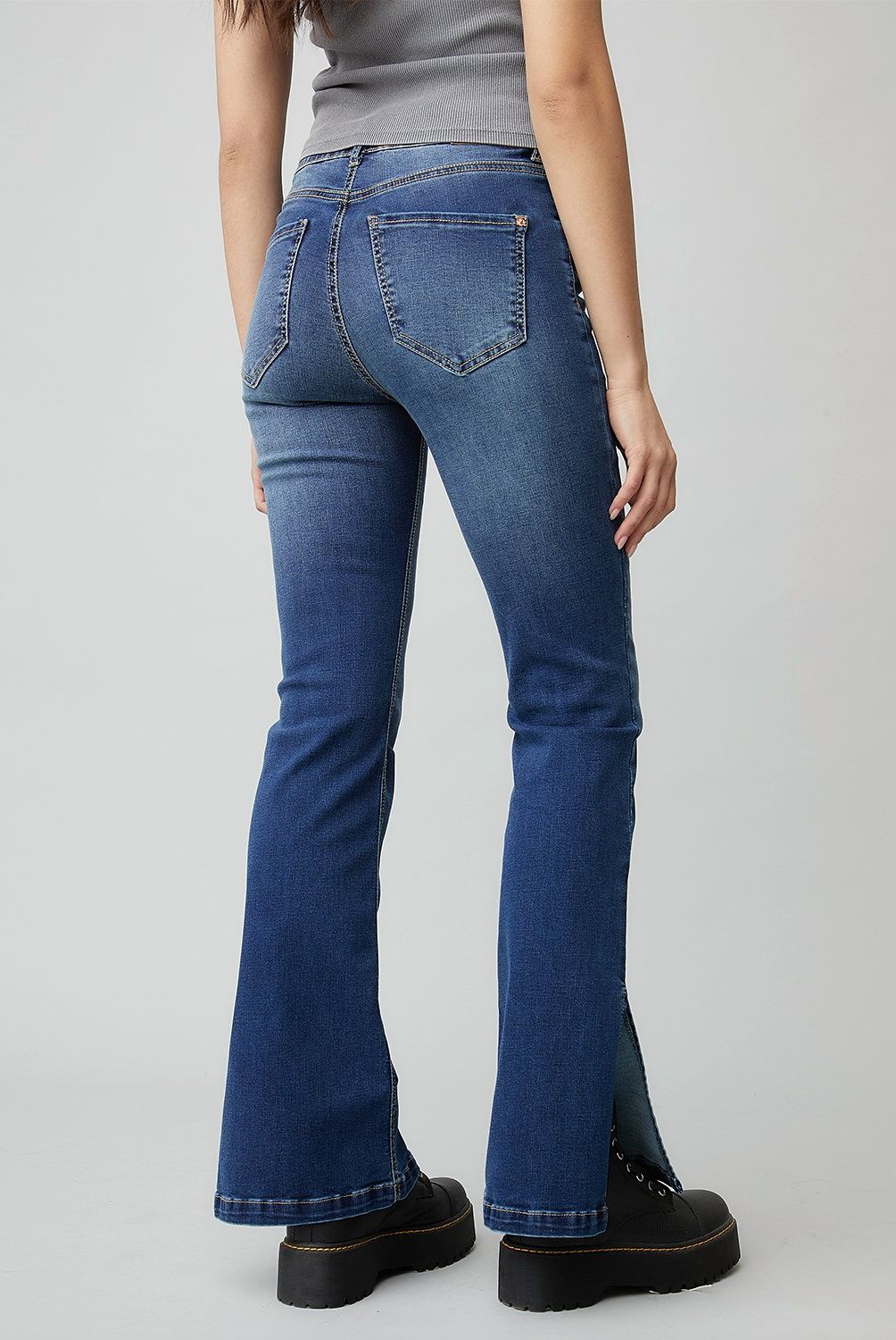 AMERICANINO - Jeans Flare Tiro Alto Mujer Americanino
