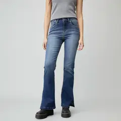 AMERICANINO - Jeans Flare Tiro Alto Mujer