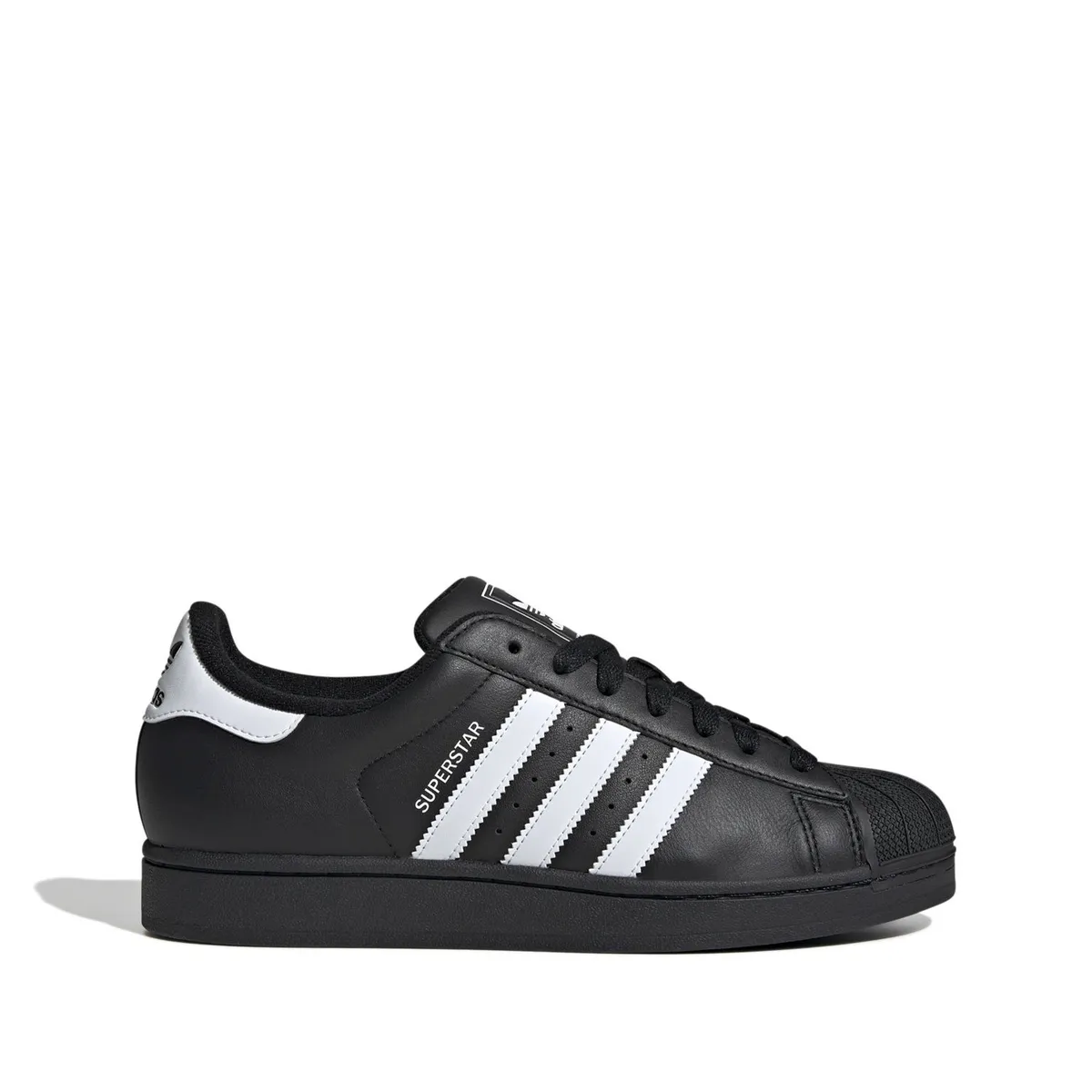 ADIDAS ORIGINALS - Superstar II Zapatilla Urbana Cuero Negro Mujer Adidas Originals