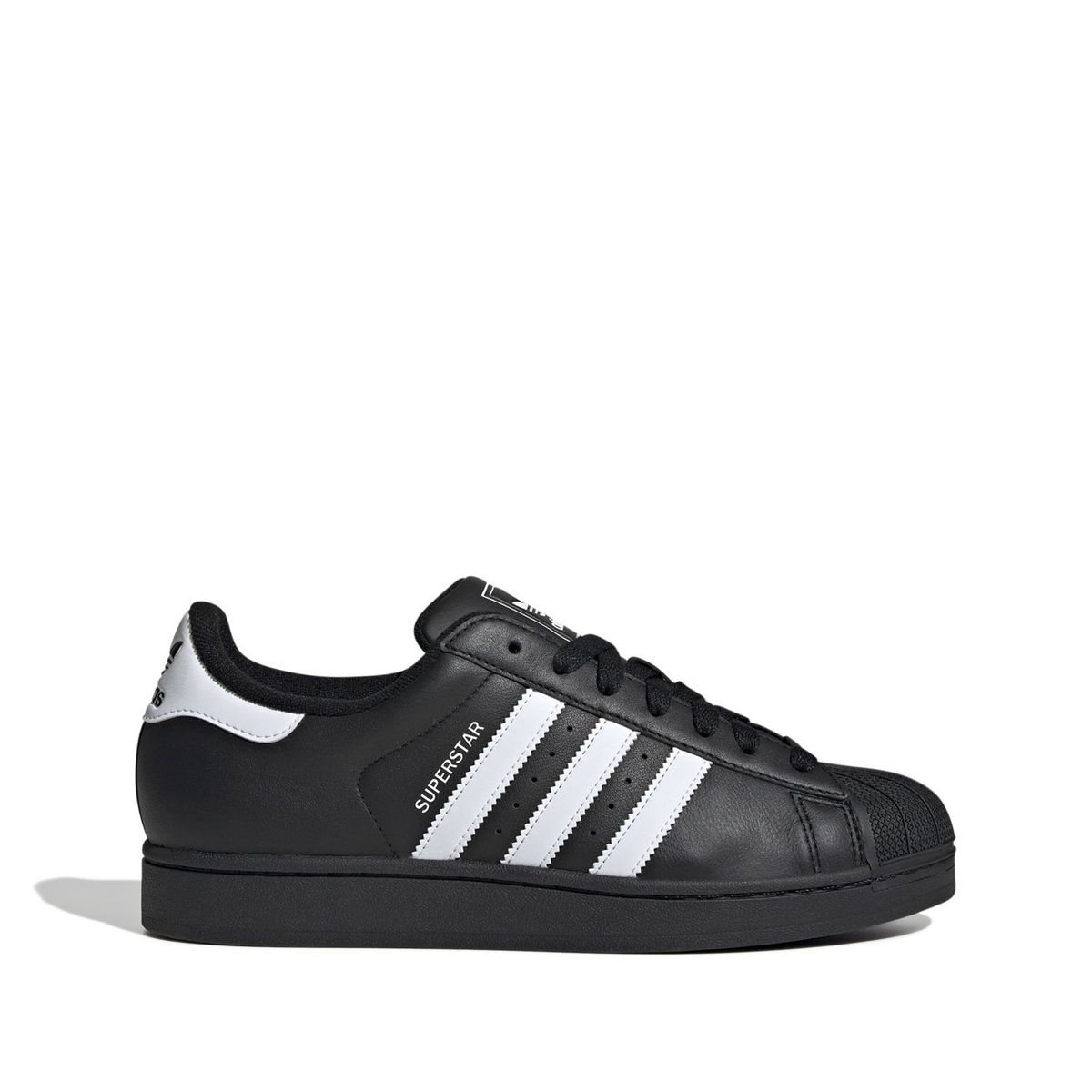 ADIDAS ORIGINALS - Superstar II Zapatilla Urbana Cuero Negro Mujer Adidas Originals