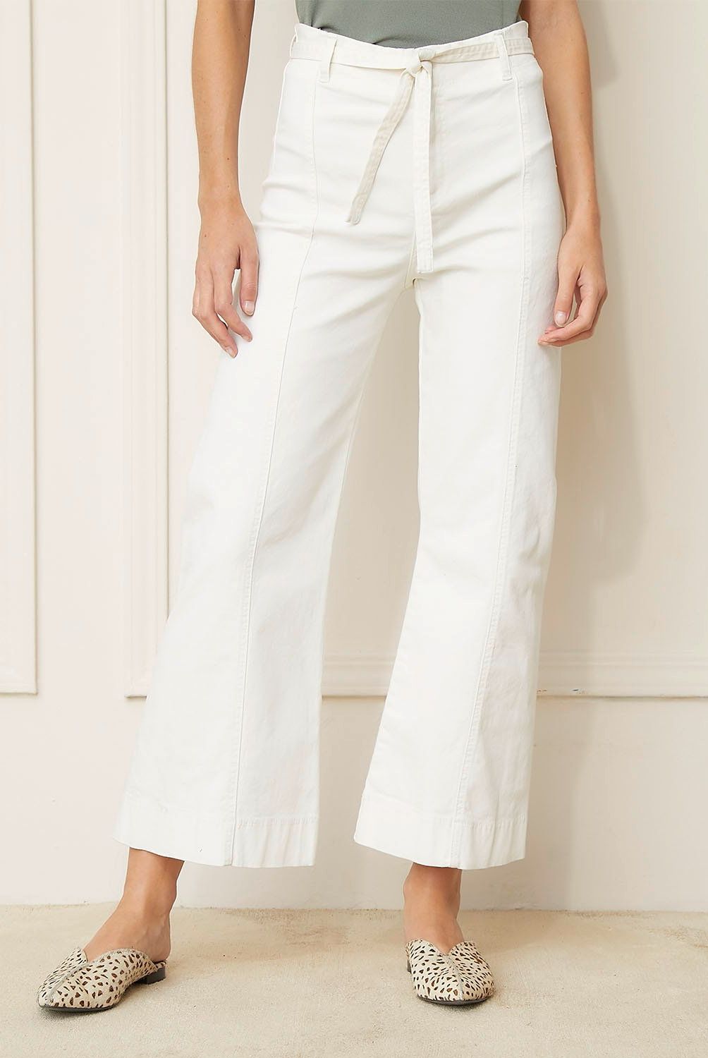 BASEMENT - Jeans Culotte Tiro Medio Mujer Basement Algodón