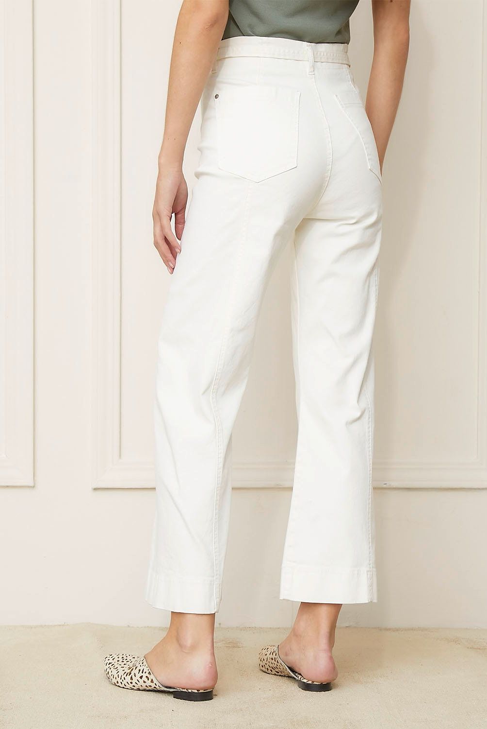 BASEMENT - Jeans Culotte Tiro Medio Mujer Basement Algodón