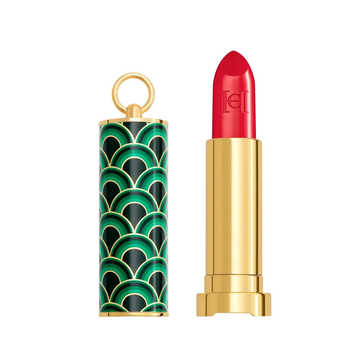 CAROLINA HERRERA - Bundle Fabulous Kiss Lipstick Satin Carolina Herrera 310 & Green Waves Cap