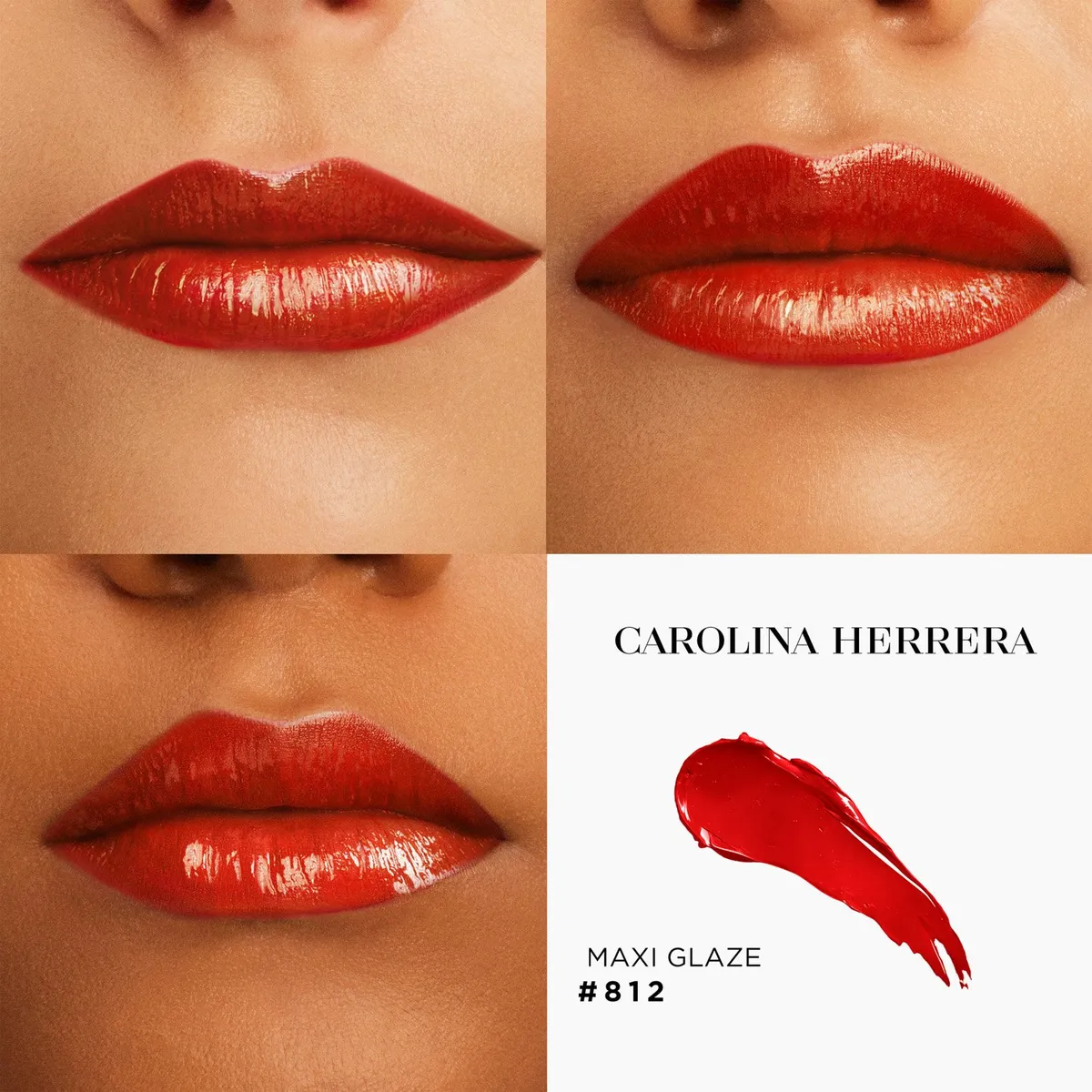 CAROLINA HERRERA - Bundle Good Girl Maxi Glaze Lipstick Carolina Herrera 182 & Red-Pink Case