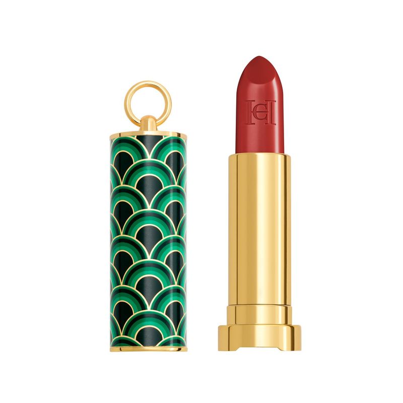 CAROLINA HERRERA - Bundle Fabulous Kiss Lipstick Satin Carolina Herrera 342 & Green Waves Cap