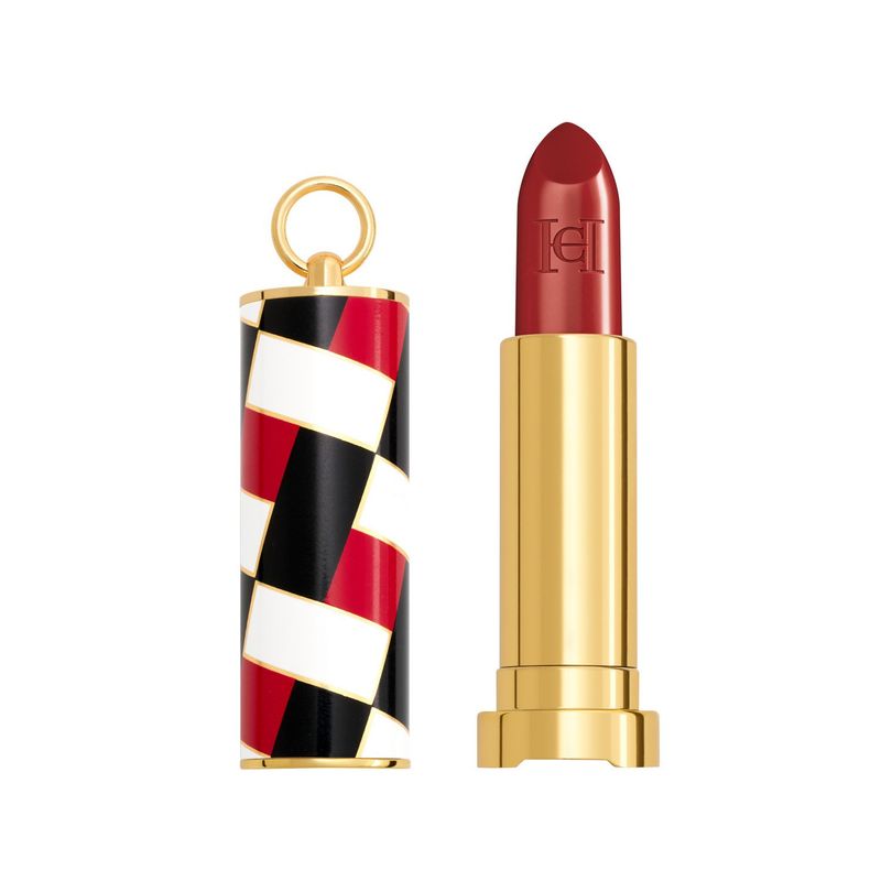 CAROLINA HERRERA - Bundle Fabulous Kiss Lipstick Sheer Carolina Herrera 114 & Red Tartan Cap