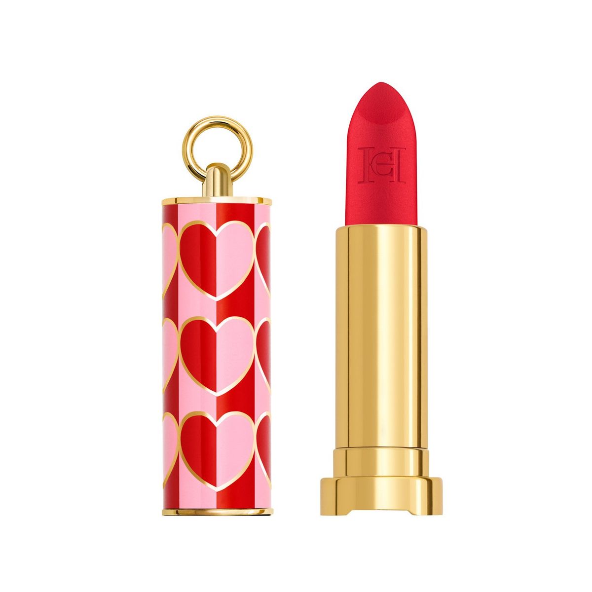 CAROLINA HERRERA - Bundle Fabulous Kiss Lipstick Matte Carolina Herrera 410 & Love Karma Cap