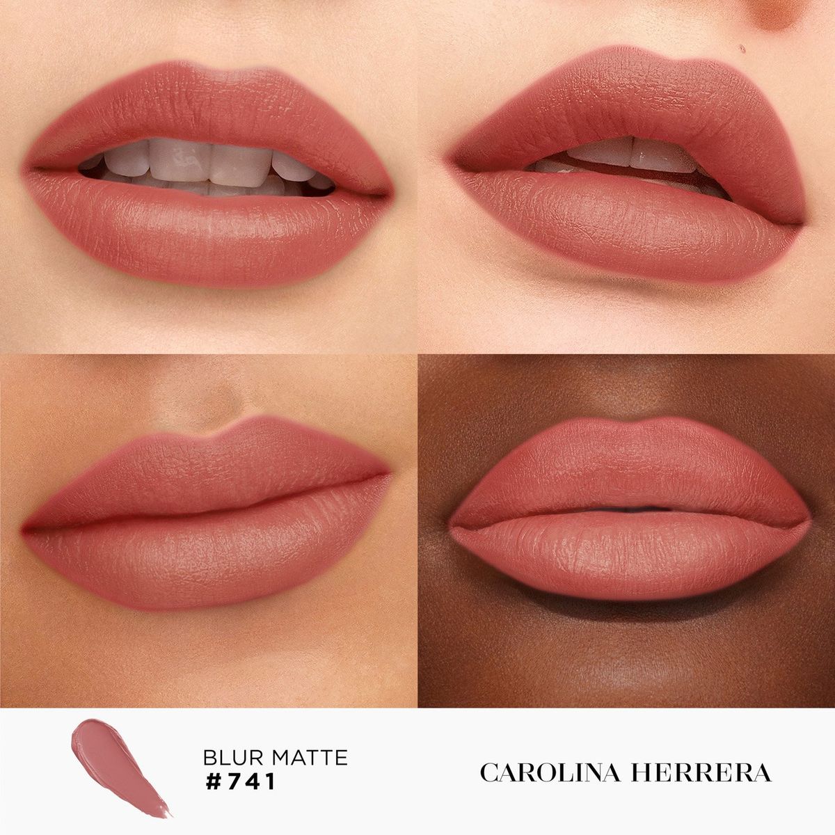 CAROLINA HERRERA - Bundle Fabulous Kiss Lipstick Blur Matte Carolina Herrera 741 & Lovewins Cap