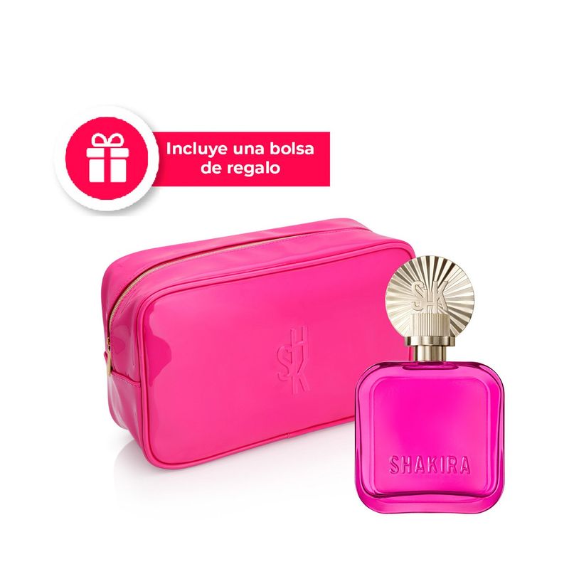 SHAKIRA - ¡Listo para regalar! Perfume Mujer Fucsia EDP 80ml + Neceser Shakira