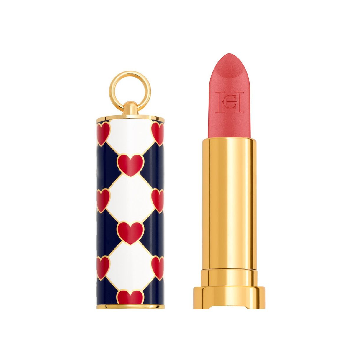 CAROLINA HERRERA - Bundle Fabulous Kiss Lipstick Blur Matte Carolina Herrera 742 & Lovewins Cap