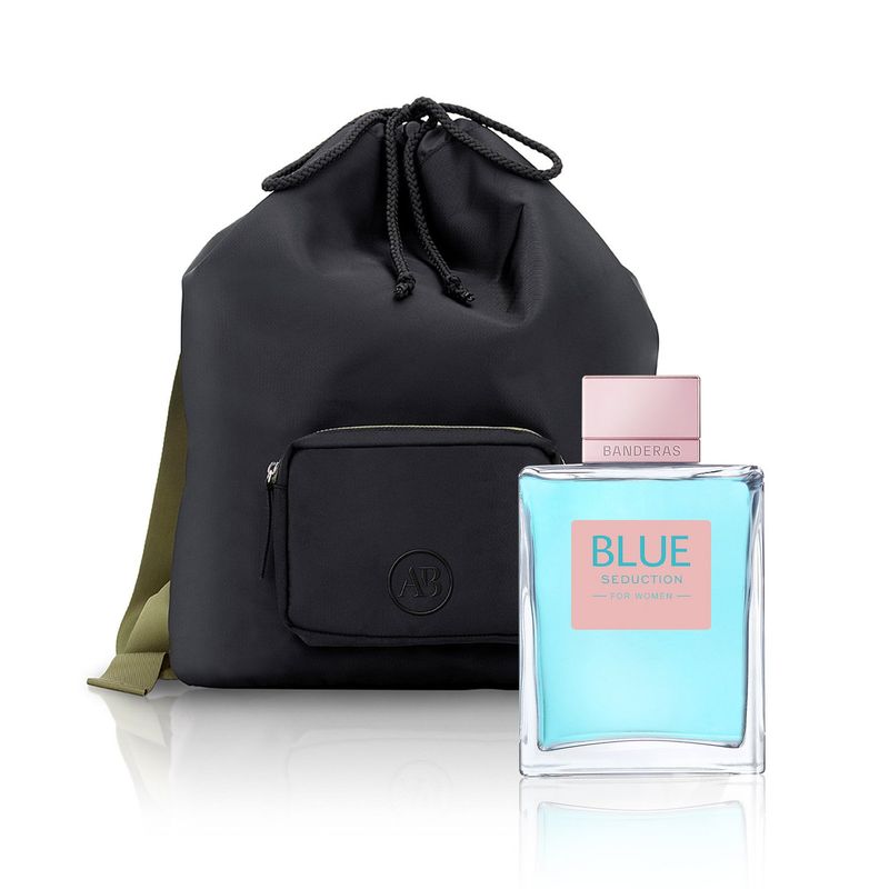 ANTONIO BANDERAS - Perfume Mujer Banderas Blue Seduction Woman EDT 200Ml + Mochila Antonio Banderas